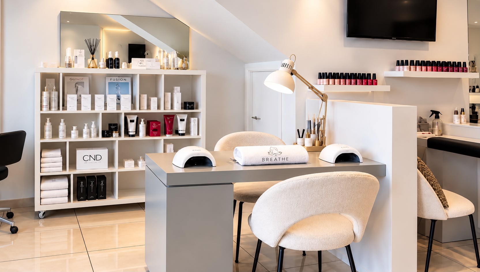 Breathe Hair & Beauty nail bar beauty retail