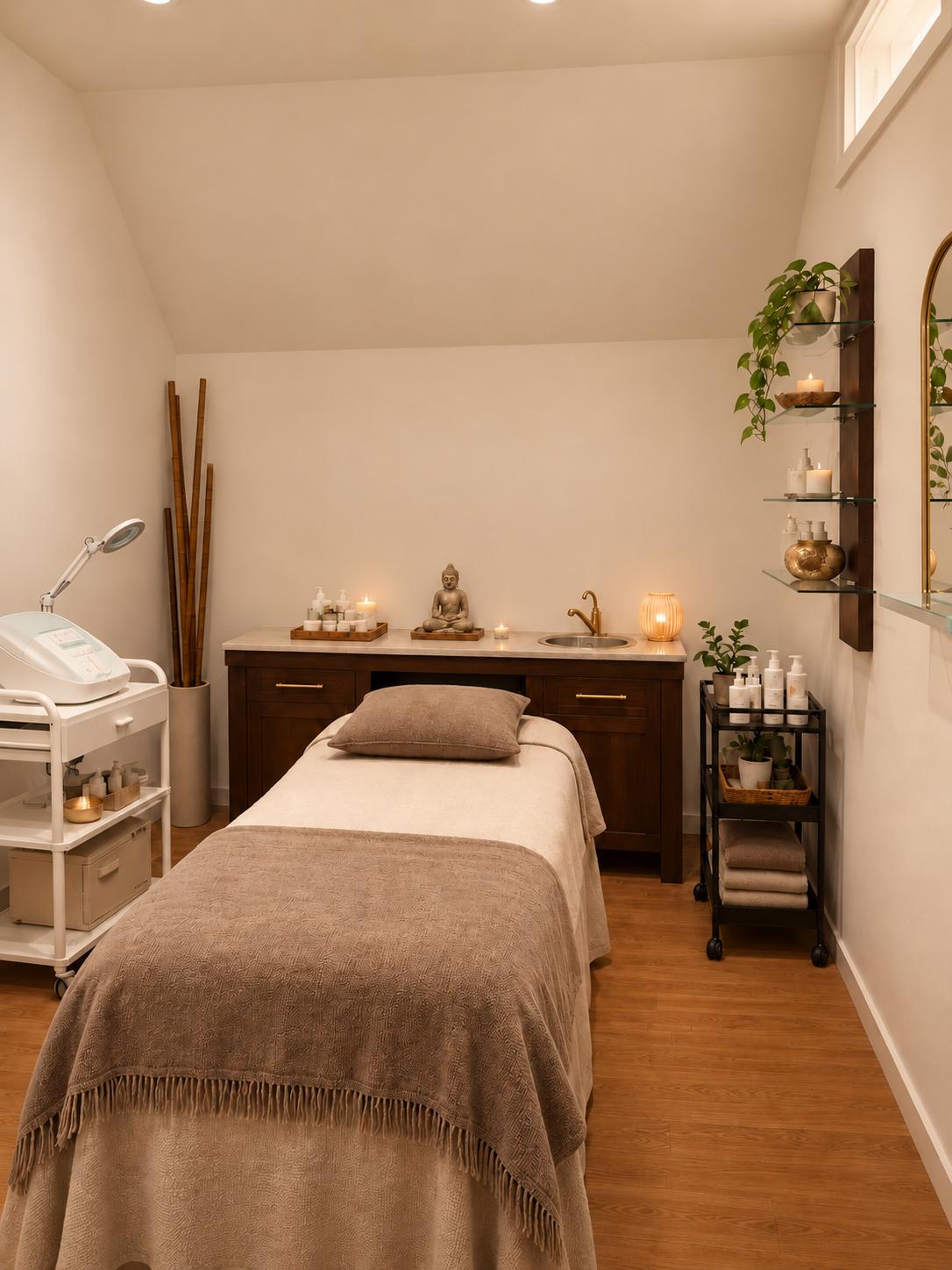 Breathe Hair & Beauty treatment room portrait